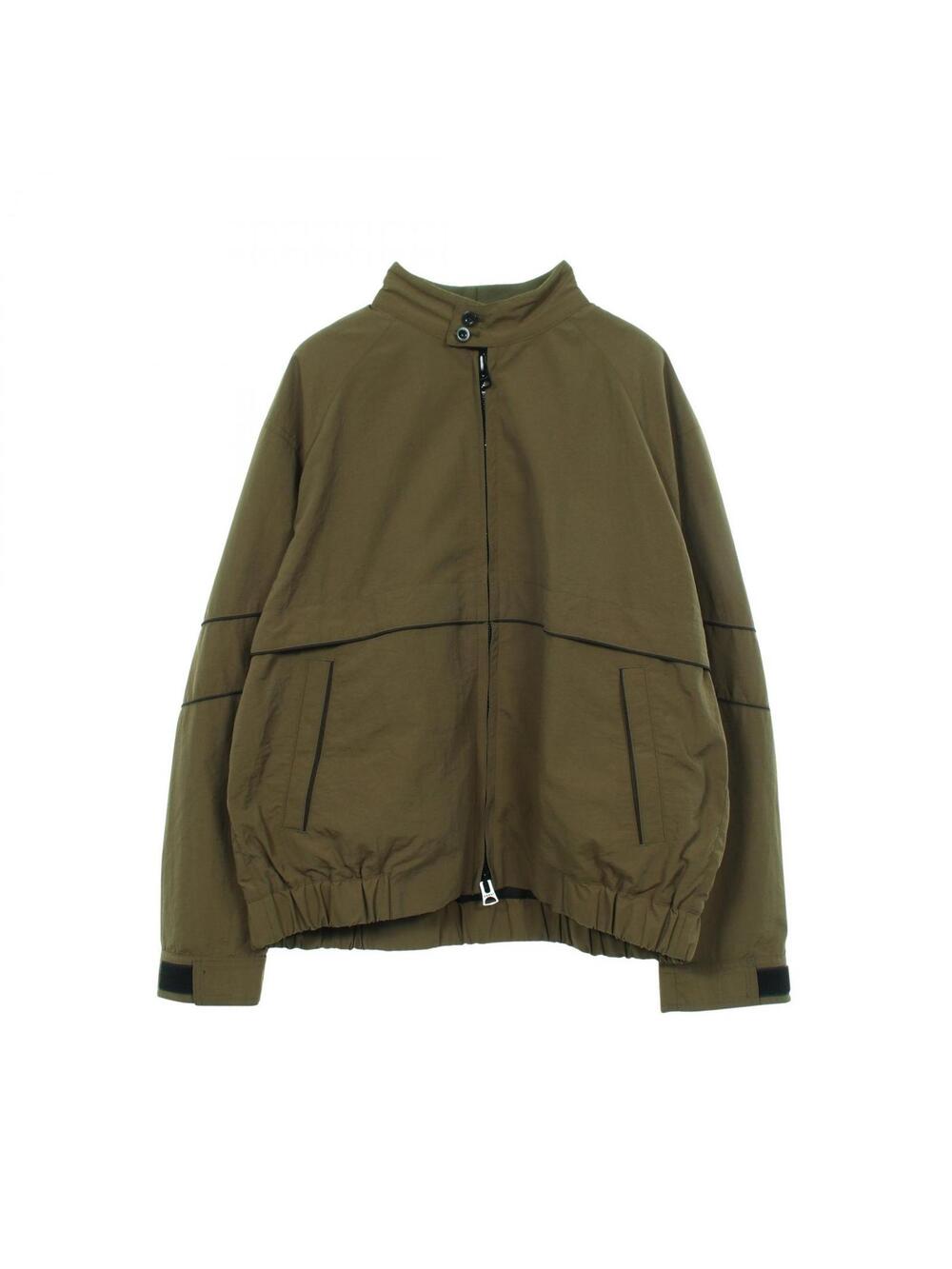 Sacai Zip Up Blouson Jacket Nylon Khaki #340287S51B